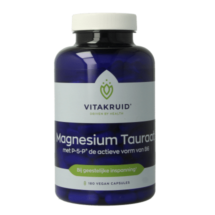 Vitakruid Magnesium Tauraat met Vitamine B6 (P-5-P)