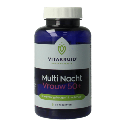 Vitakruid Multi Nacht Vrouw 50+ 100% Vegan