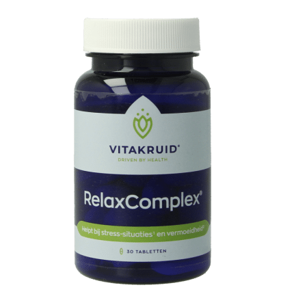Vitakruid RelaxComplex oa Magnesium Tauraat & Vitamine D3