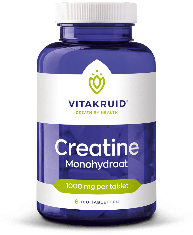 8717438693392_A1N1.png Vitakruid Creatine monohydraat 1000mg - Afbeelding 1