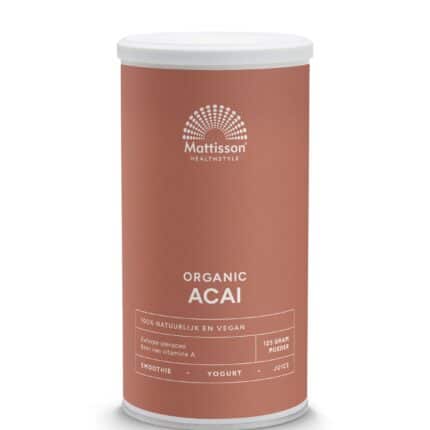 Mattisson Acai poeder Euterpe oleracea organic bio