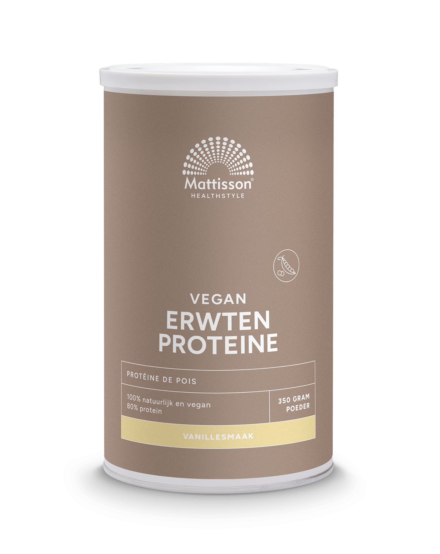 8717677962112_A1N1.png Mattisson Absolute erwten proteine vanille vegan - Afbeelding 1