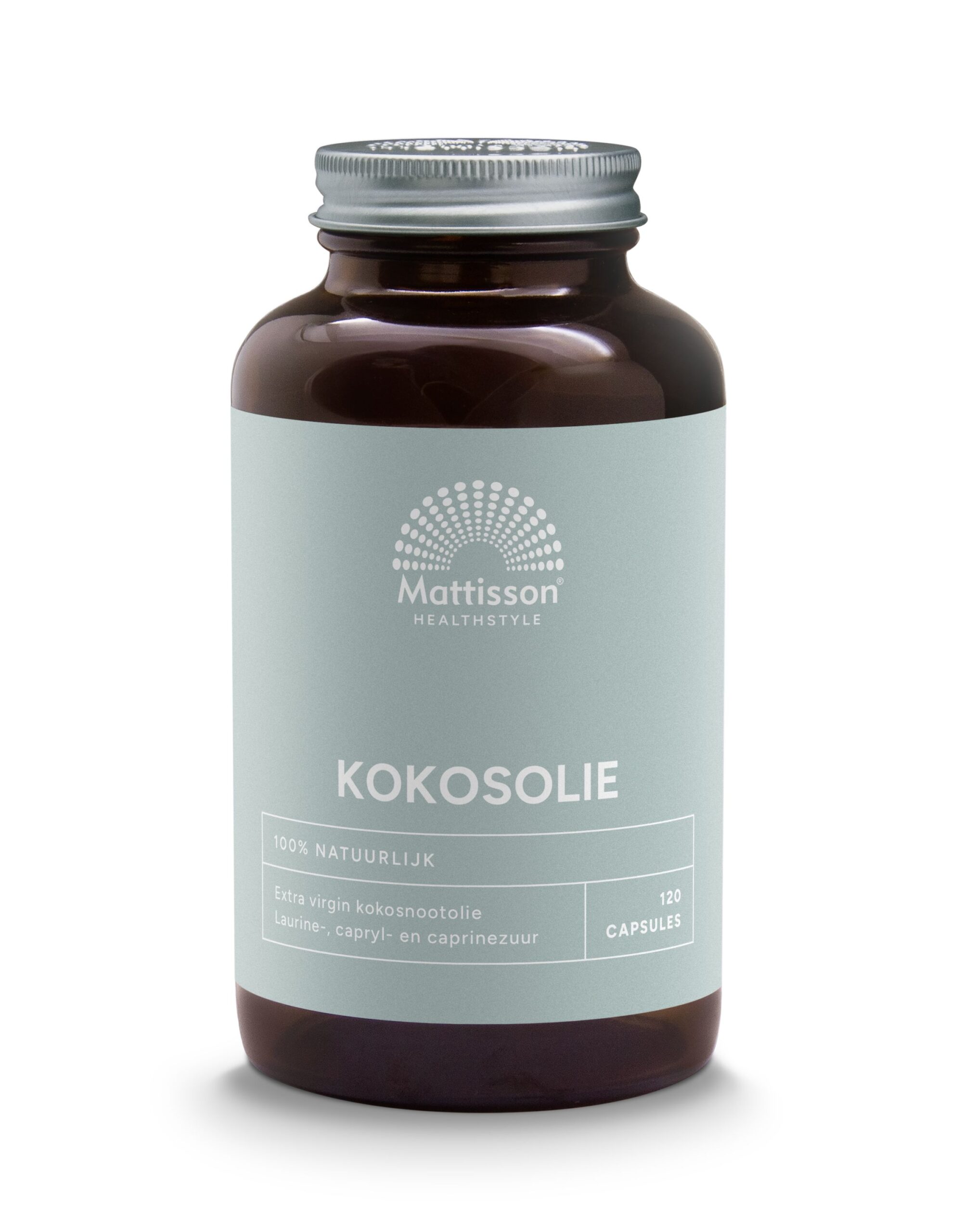8717677962228_A1N1.jpg Mattisson Absolute kokosnootolie 1000mg - Afbeelding 1