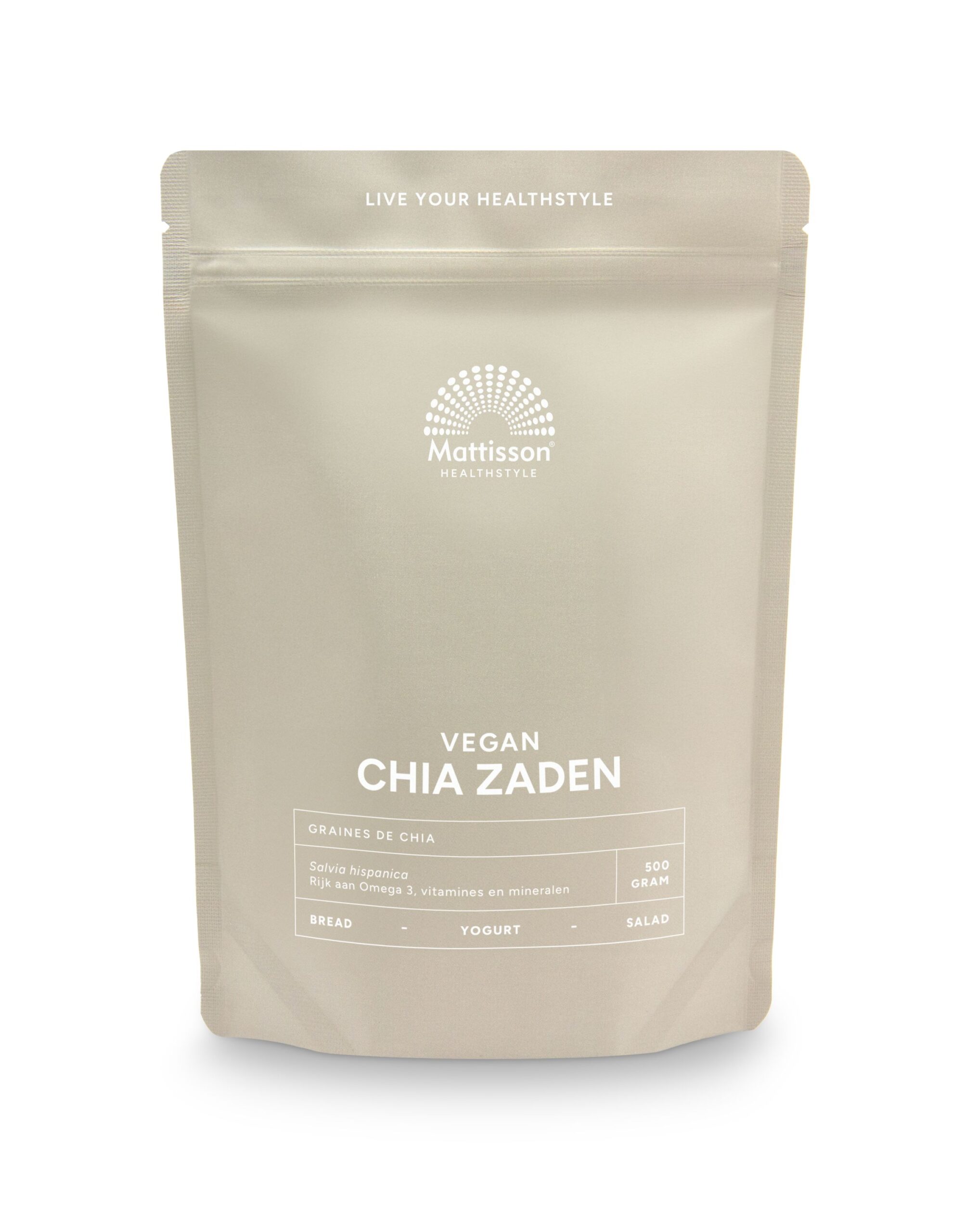 8717677962235_A1N1-1.jpg Mattisson Absolute chia zaad raw - Afbeelding 1