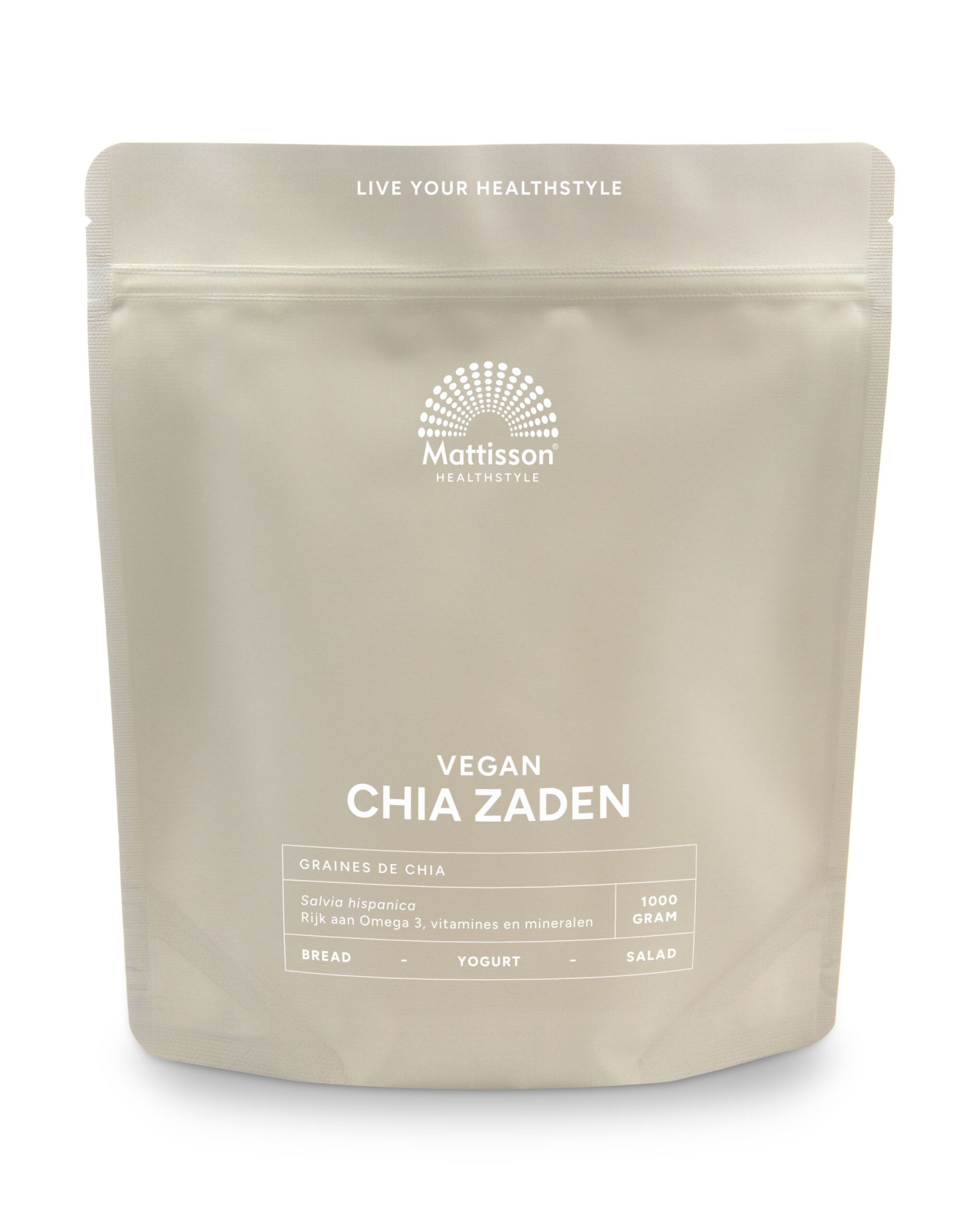 8717677962310_A1N1.jpg Mattisson Absolute chia zaad raw - Afbeelding 1