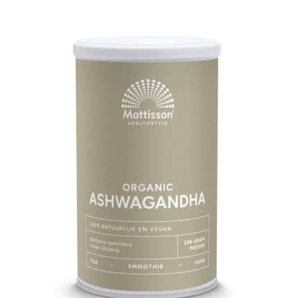 Mattisson Ashwagandha poeder withania somnifera bio