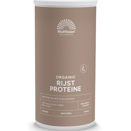 Mattisson Rijst proteine naturel vegan 80% bio