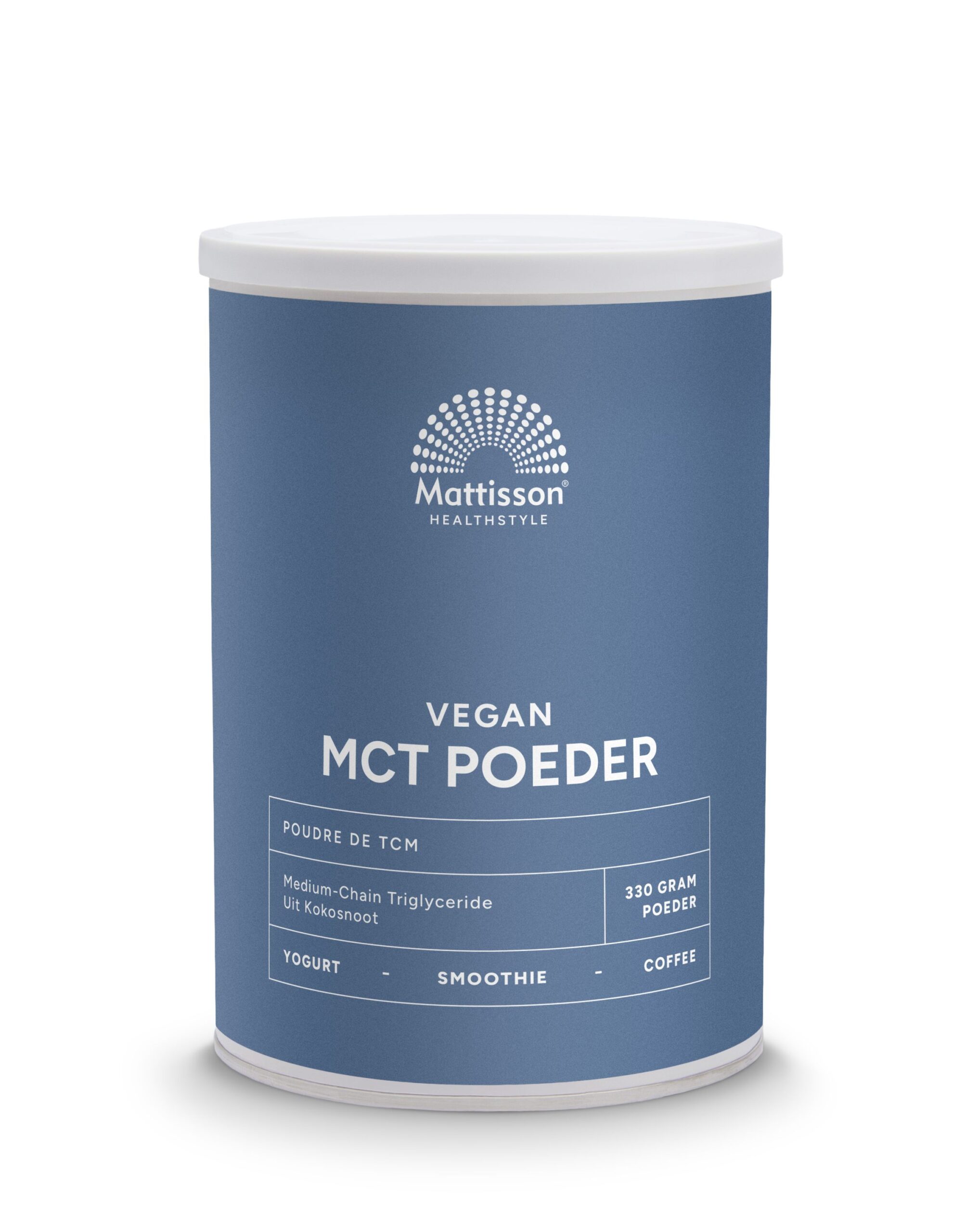 8717677968534_A1N1-1.jpg Mattisson Vegan MCT poeder coconut pure - Afbeelding 1