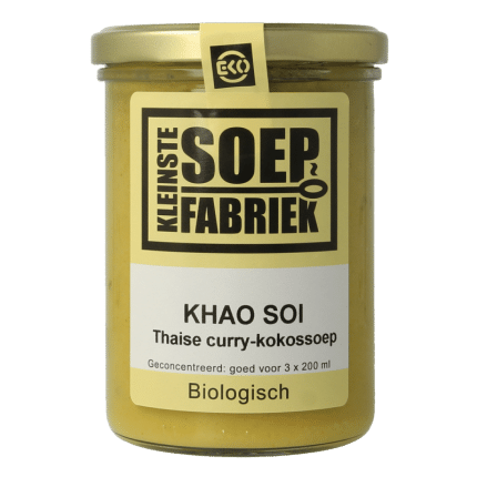 Kleinstesoepfabriek Khao Soi hemelse soep bio