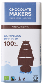 Chocolatemakers Reep tres hombres 100% extra puur fairtrade bio