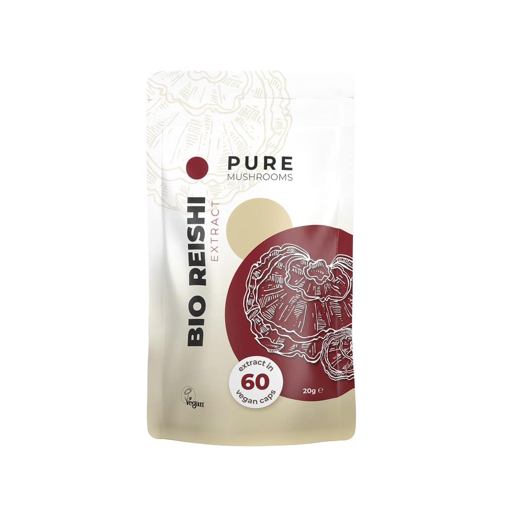8719324870061_A1N1.jpg Pure Mushrooms Reishi paddenstoel extract bio - Afbeelding 1