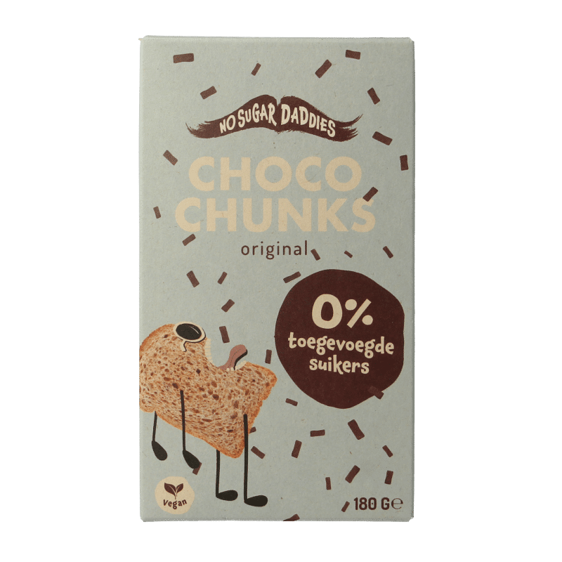 8719326244785_A1N1.png No Sugar Daddies Choco chunks melk bio - Afbeelding 1