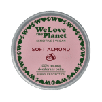 We Love Deodorant balm soft almond sensitive vegan