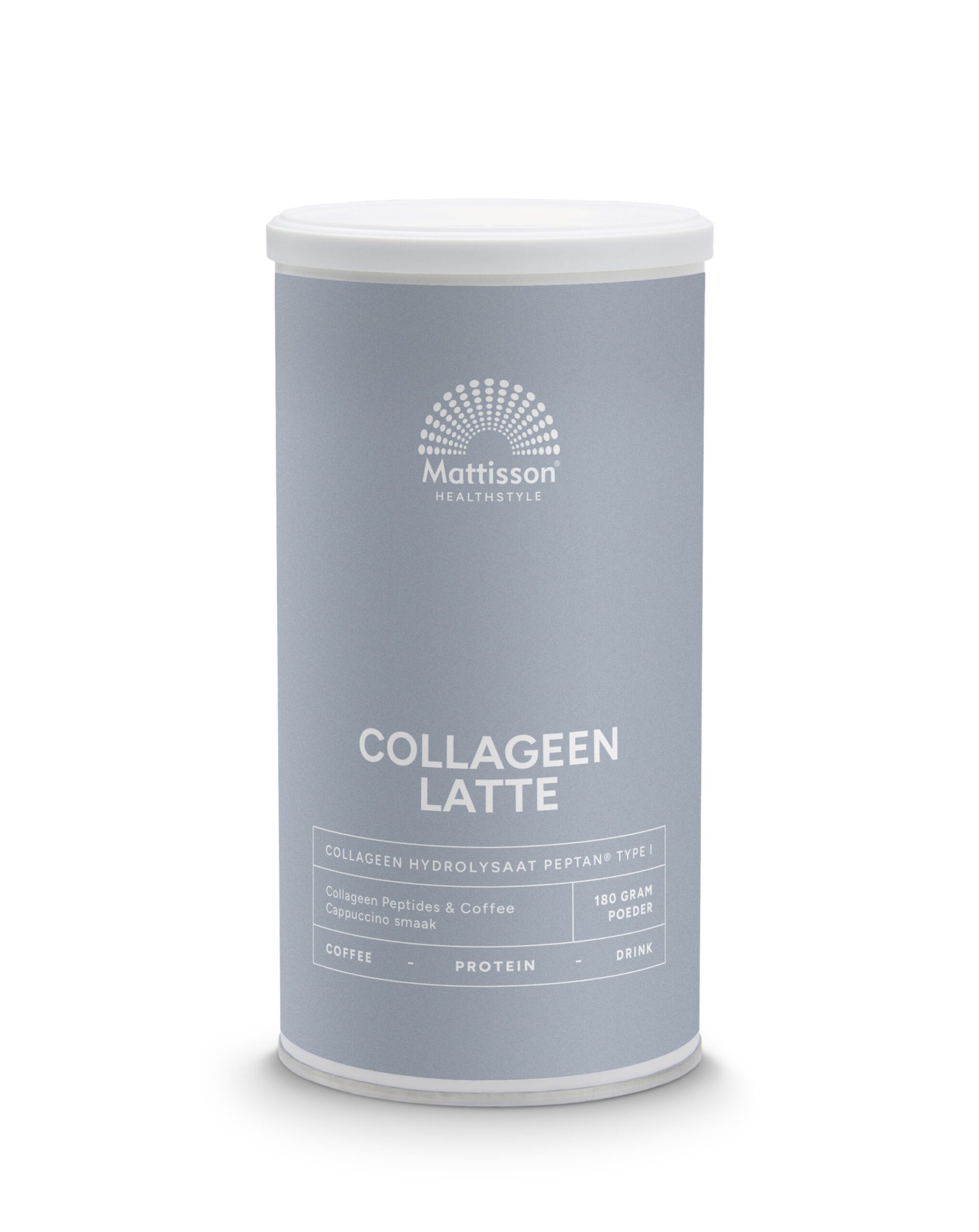 8720289190156_A1N1.jpg Mattisson Absolute collageen & latte instant coffee drink - Afbeelding 1