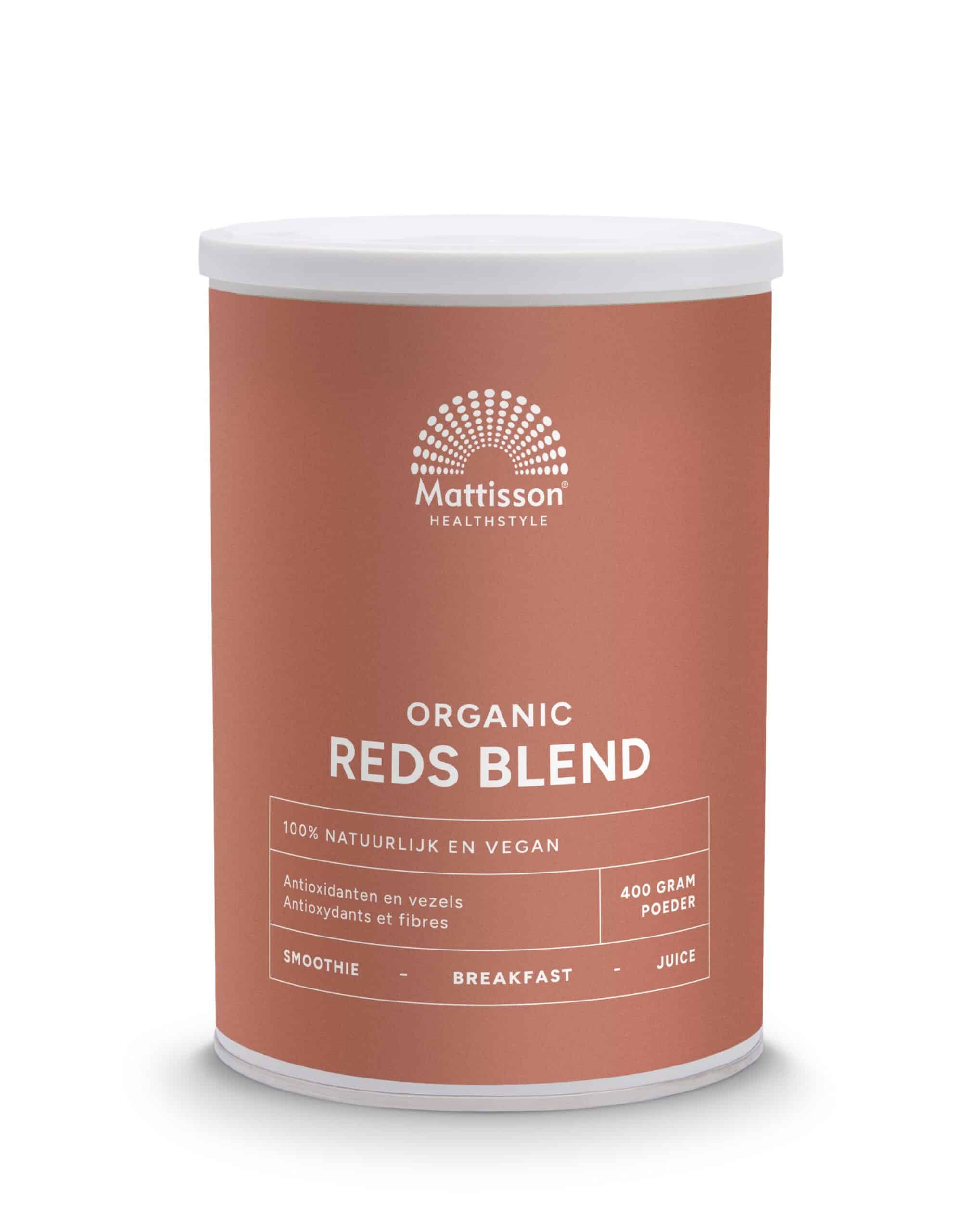 8720289191542_A1N1.jpg Mattisson Reds blend poeder organic bio - Afbeelding 1
