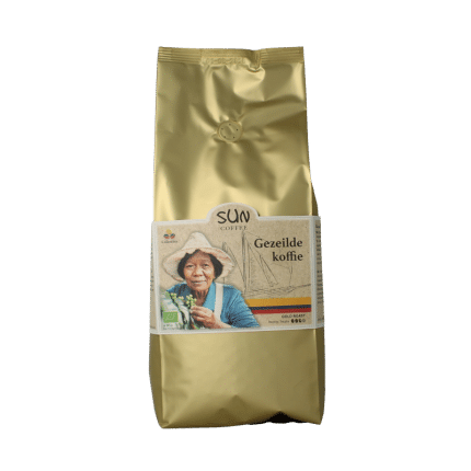SUN Coffee Gezeilde koffiebonen gold roast bio