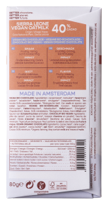 Chocolatemakers Little bee eather 40% vegan bio - Afbeelding 2