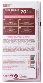 Chocolatemakers Pure delight 70% puur bio - Afbeelding 2