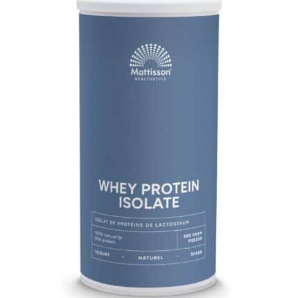 Mattisson Whey protein isolate isolaat sport
