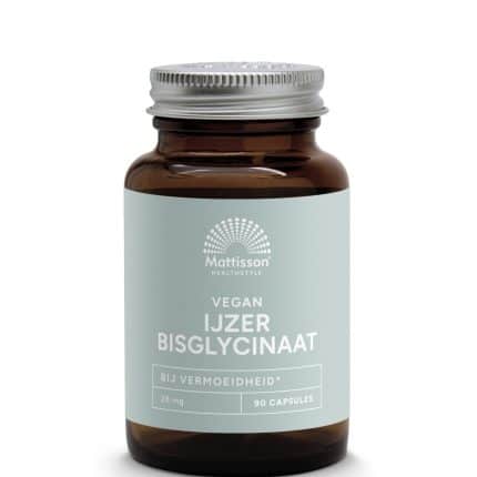 Mattisson Vegan ijzer bisglycinaat 28mg