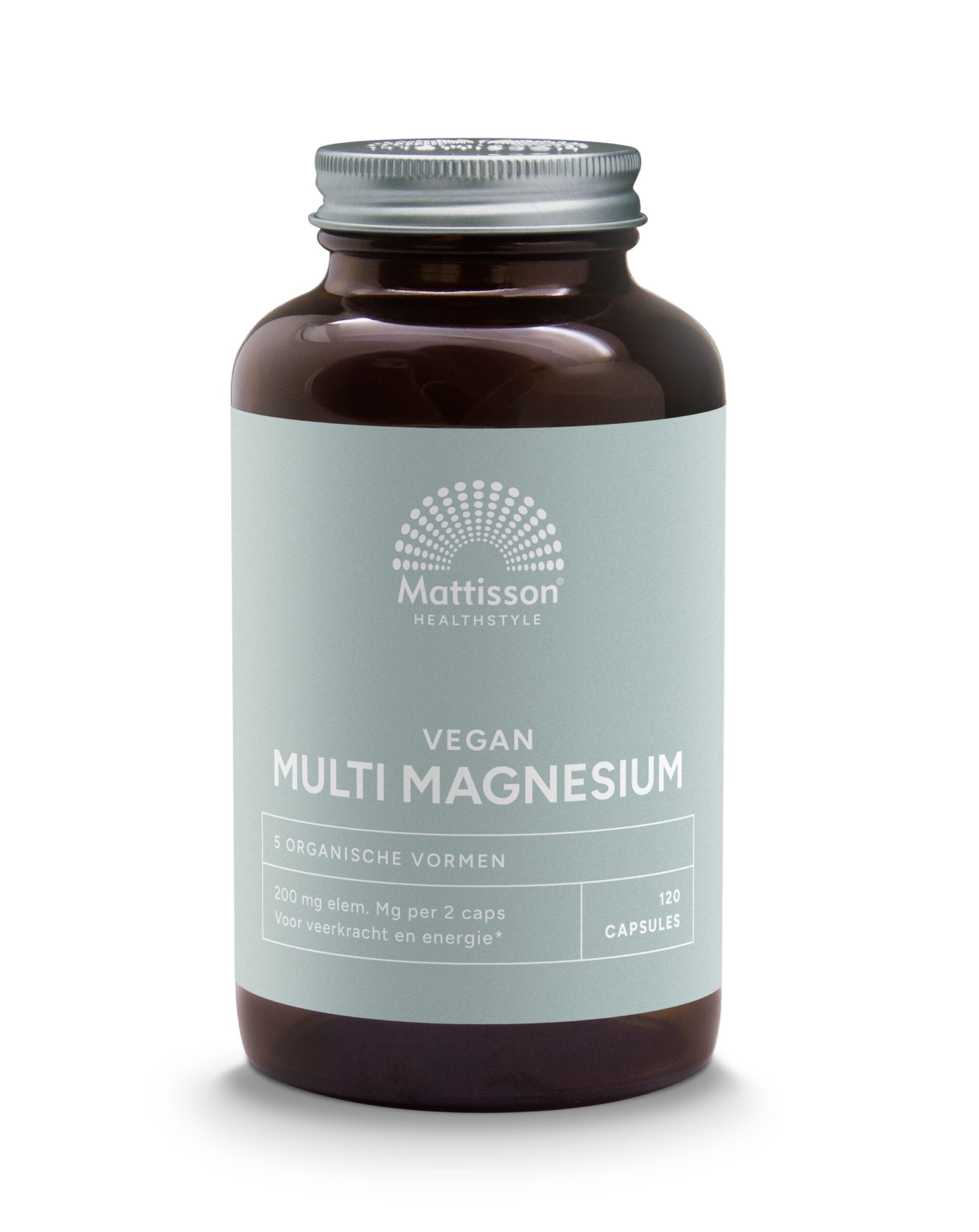 8720959402282_A1N1.jpg Mattisson Vegan multi magnesium 200mg - Afbeelding 1