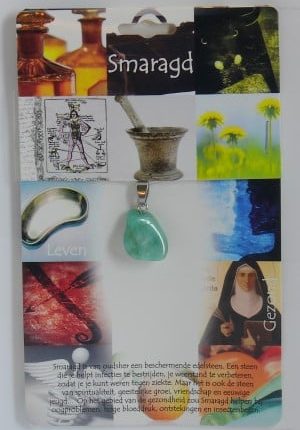 Steengoed Hanger gezondheidssteen smaragd