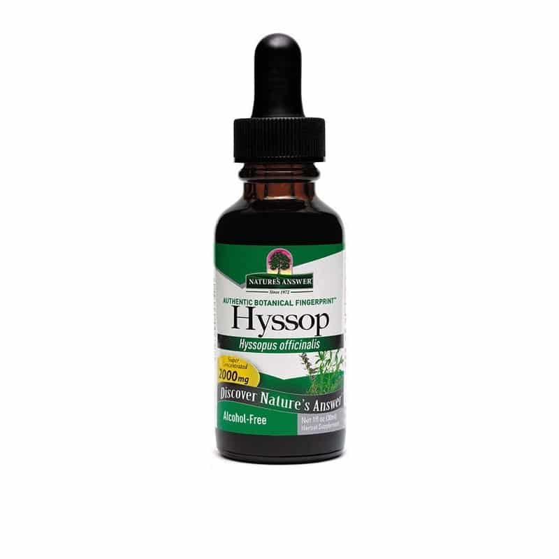 910531.jpg Natures Answer Hyssop extract alcoholvrij - Afbeelding 1