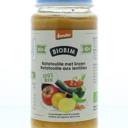 Biobim Ratatouille linzen 10+ maanden demeter bio