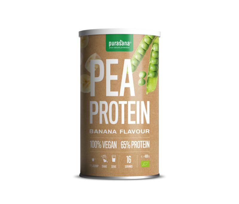 Purasana Erwt proteine banaan vegan bio