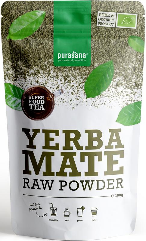 945441.jpg Purasana Yerba mate thee poeder vegan bio - Afbeelding 1