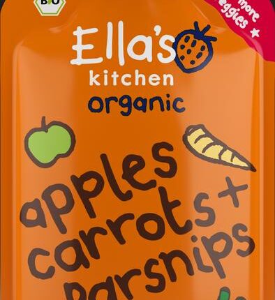 Ella's Kitchen Apples carrots & parsnips 4+ maanden knijpz bio