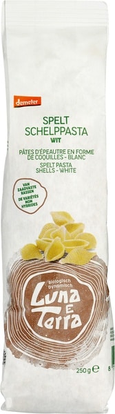 225006.jpg Luna E Terra Spelt schelppasta wit demeter bio - Afbeelding 1