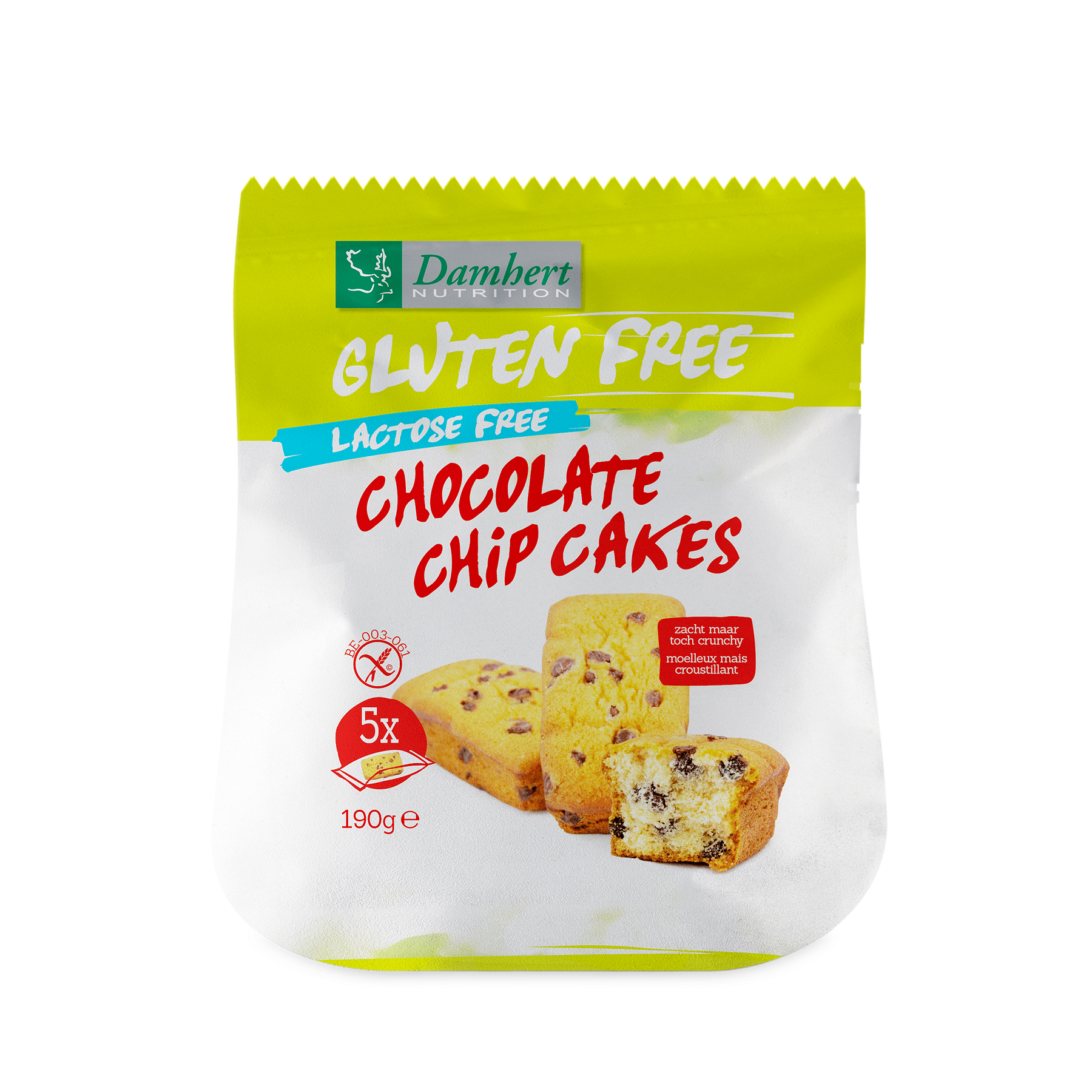 5412158036933_A1N1.png Damhert Chocolate chip mini cakejes - Afbeelding 1