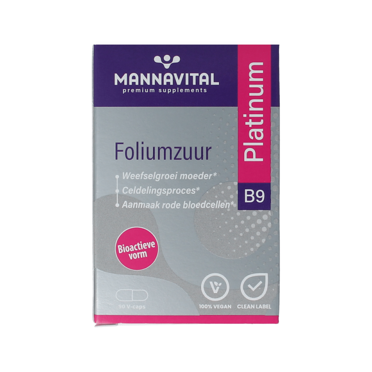 5412339103706_A1N1.png Mannavital Foliumzuur platinum - Afbeelding 1