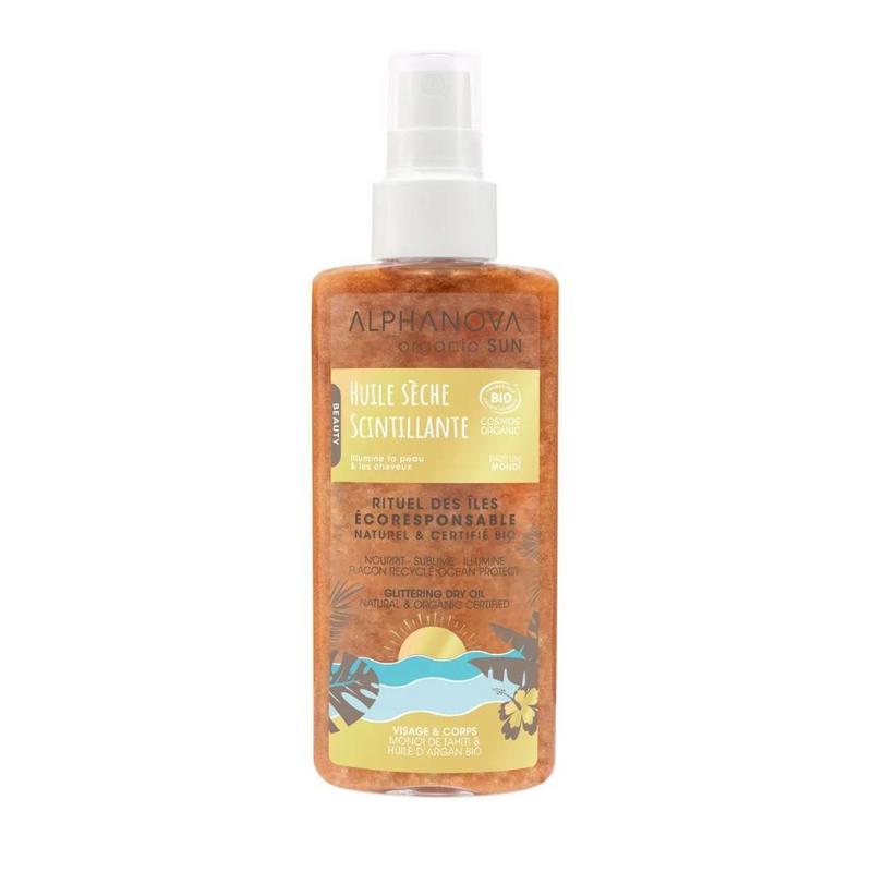 560188.jpg Alphanova Sun Sun bio shimmering dry oil organic - Afbeelding 1