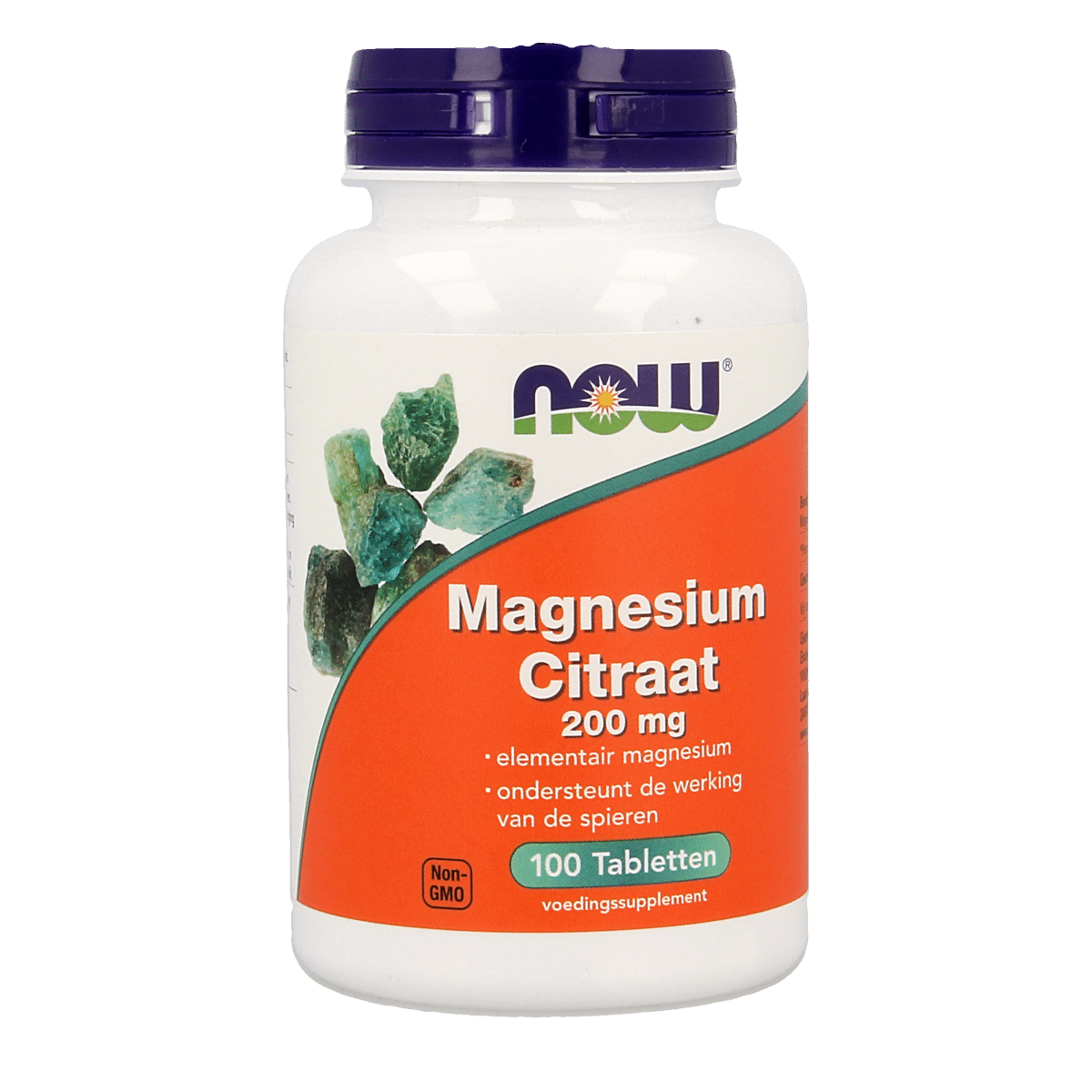 733739100603_A1N1.png NOW Magnesium citraat 200mg - Afbeelding 1