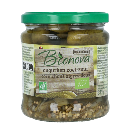Bionova Augurken zoet zuur bio