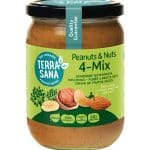 TerraSana 4 mix gemengde notenpasta zonder zout bio