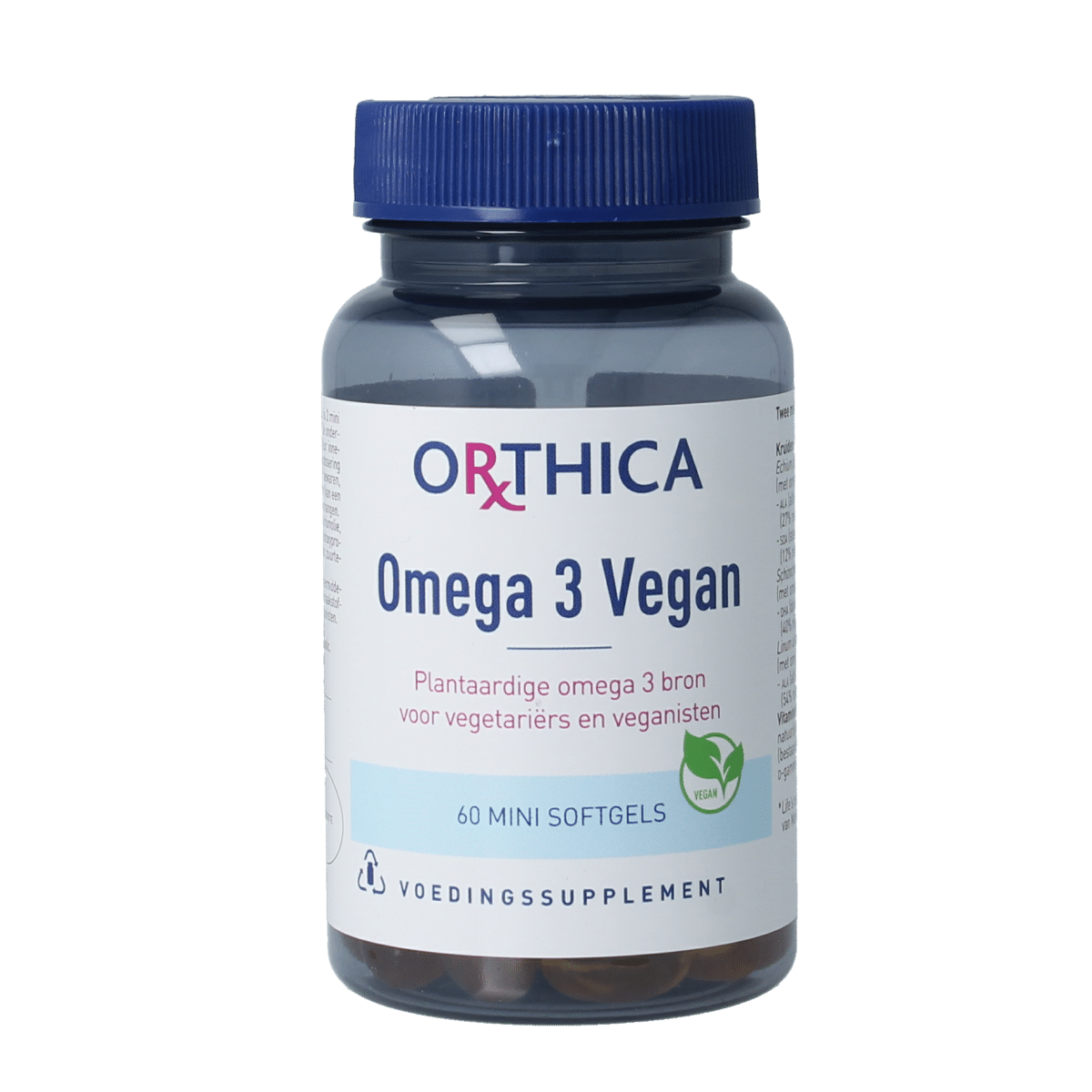 8714439524267_A1N1.png Orthica Omega 3 vegan - Afbeelding 1