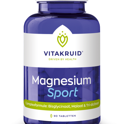 Vitakruid Magnesium sport bisglycinaat malaat tri-dicitraat