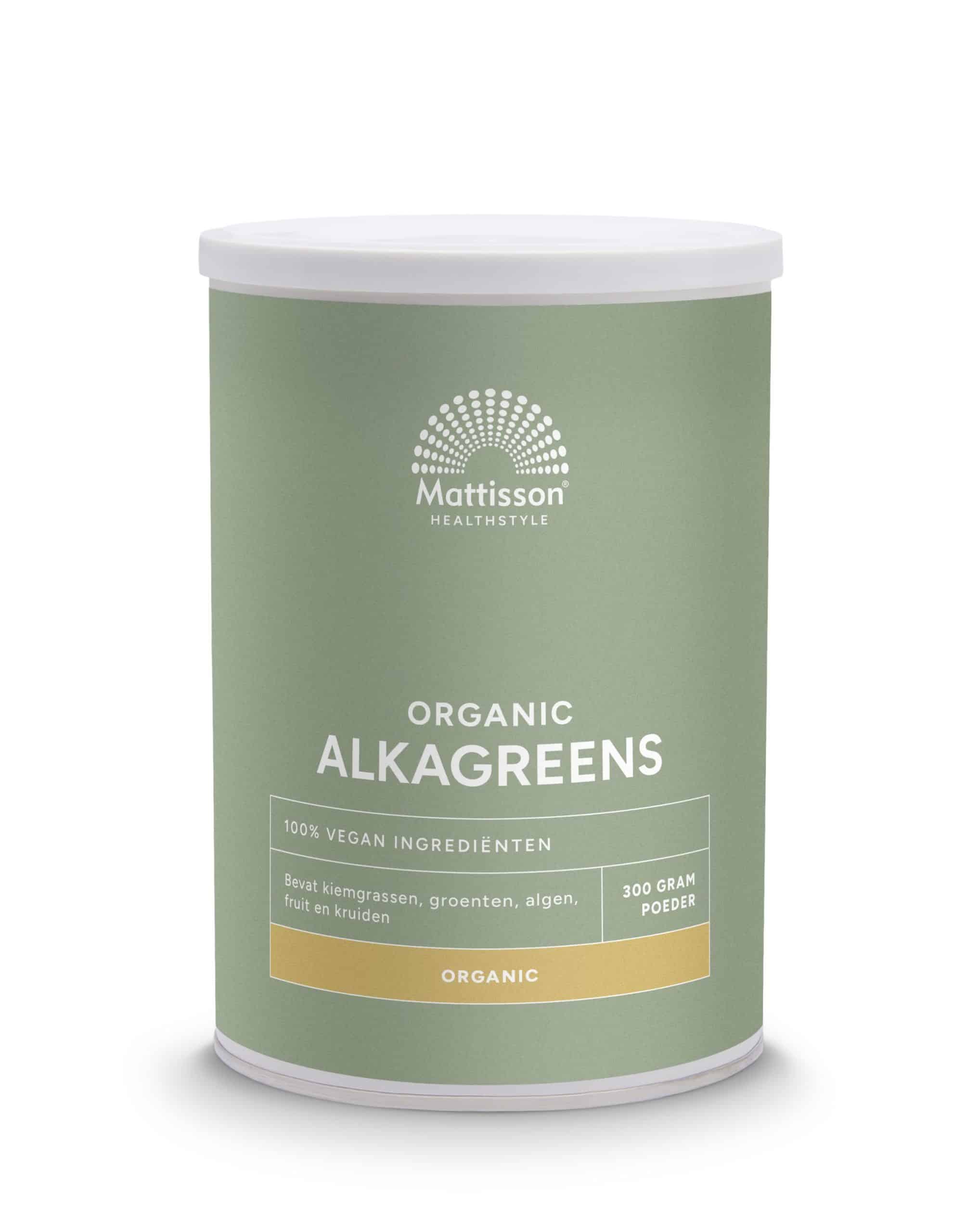 8717677967834_A1N1.jpg Mattisson Organic Alkagreens poeder bio - Afbeelding 1