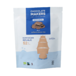 Chocolatemakers Zeiltjes melk 52% met cacaonibs & koffie bio