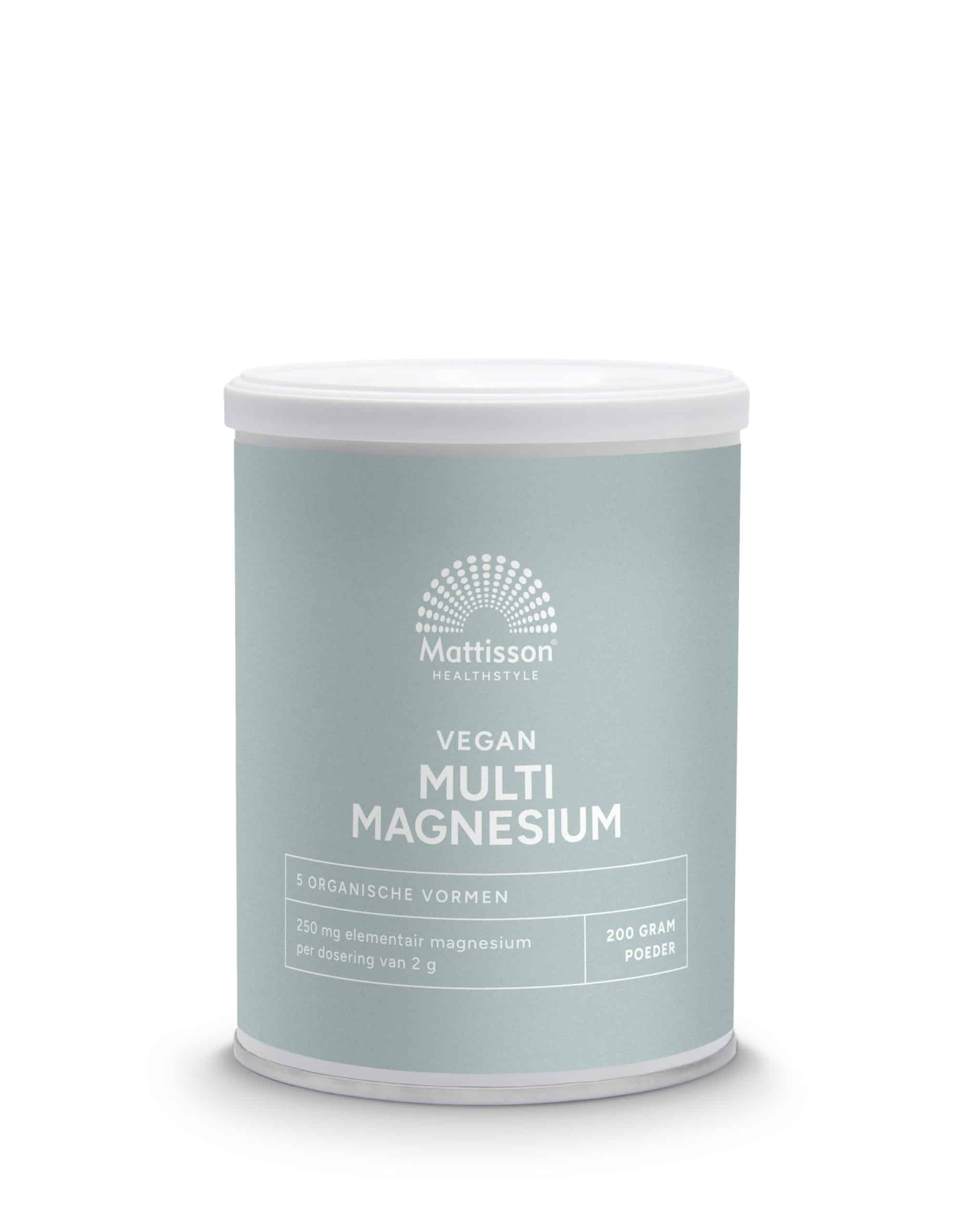 8720959401360_A1N1-1.jpg Mattisson Multi magnesium poeder vegan - Afbeelding 1