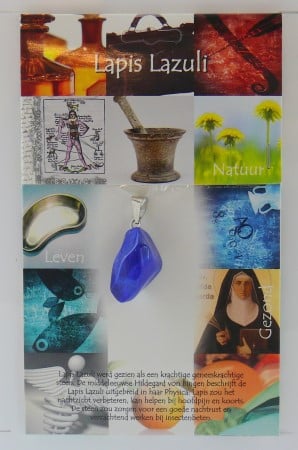 890928.jpg Steengoed Hanger gezondheidssteen lapis lazuli - Afbeelding 1