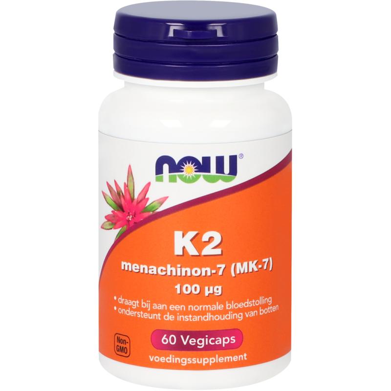 899386.jpg NOW K2 Menachinon-7 (MK-7) 100mcg - Afbeelding 1