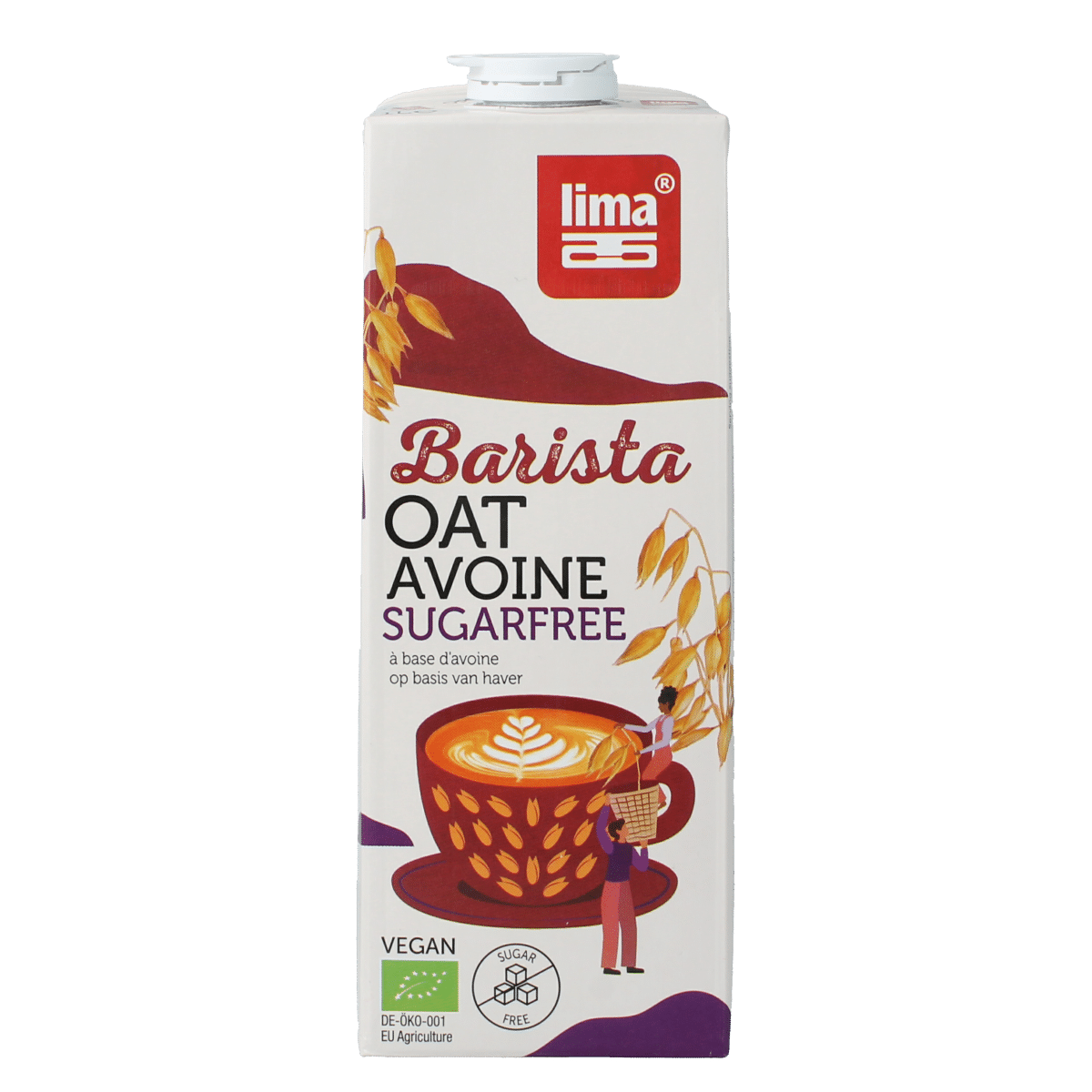 9020200035092_A1N1.png Lima Barista oat sugarfree bio - Afbeelding 1