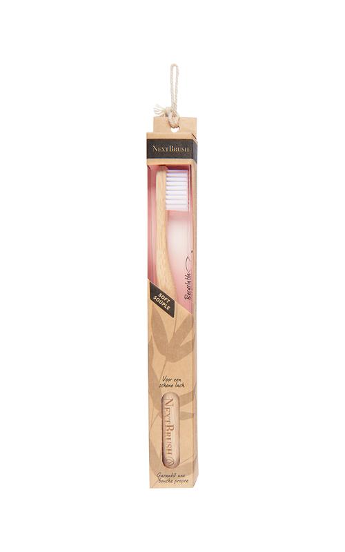 909049.jpg Nextbrush Bamboe tandenborstel soft - Afbeelding 1