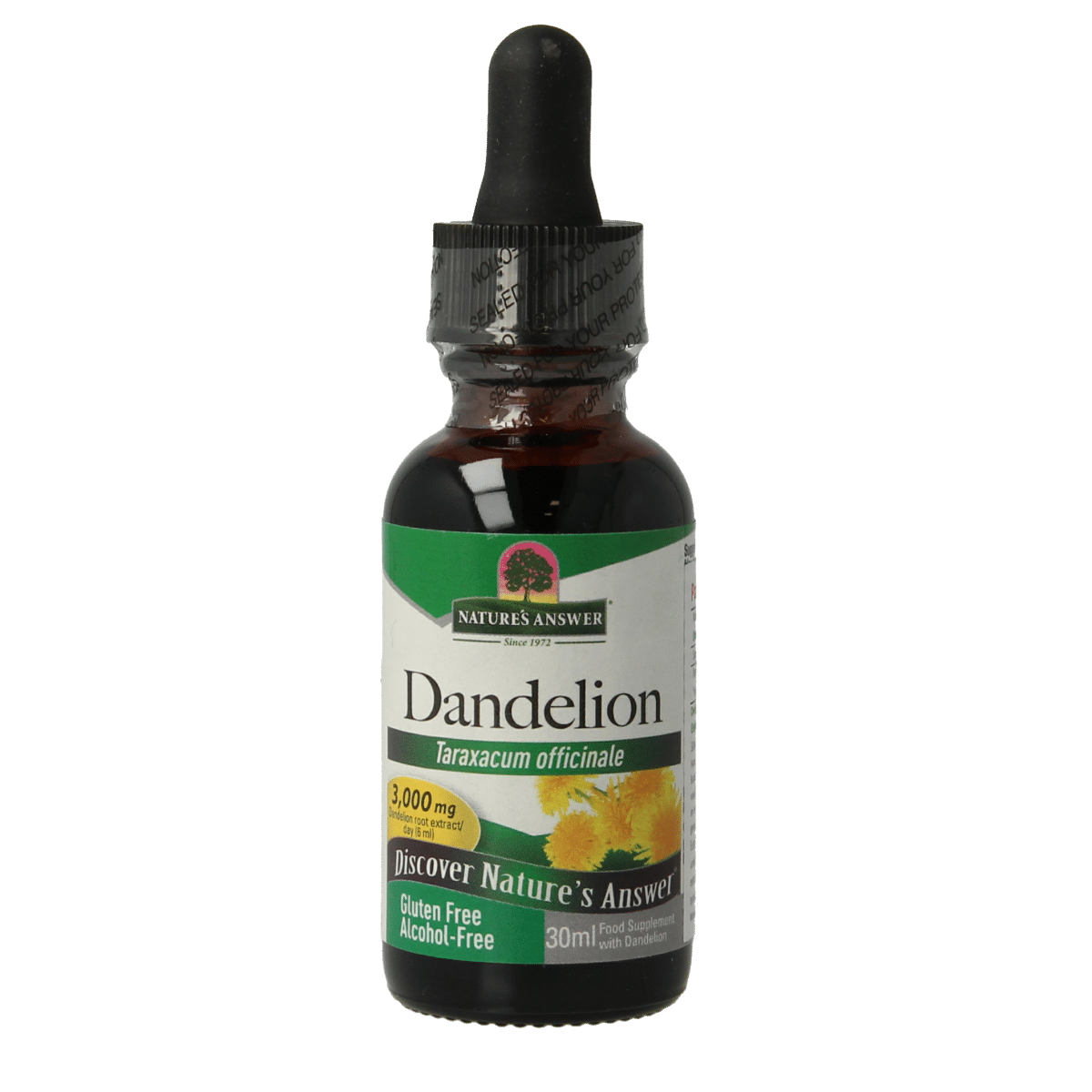 083000006043_A1N1.png Natures Answer Paardenbloem extract alcoholvrij - Afbeelding 1