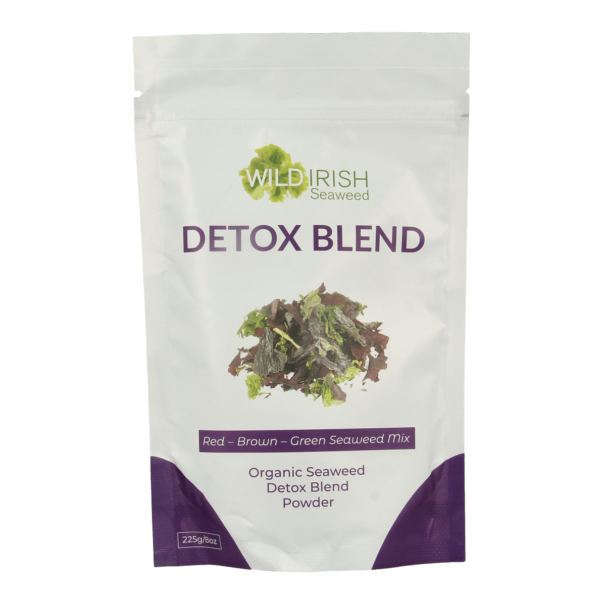 328697000371_A1N1.png Wild Irish Detox zeewier poeder mix bio - Afbeelding 1