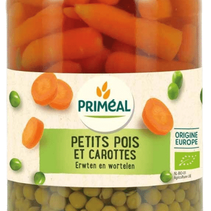 Primeal Doperwten wortelen bio